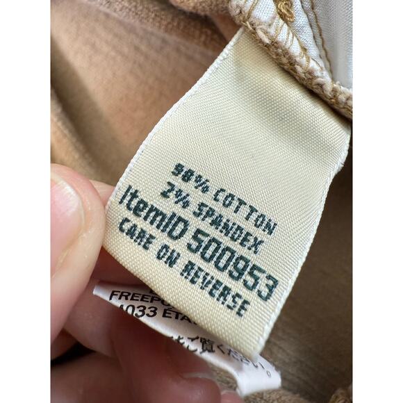 L.L. Bean Classic Fit Corduroy Pants Women’s 12P Tan Stretch Excellent Condition - Picture 8 of 10